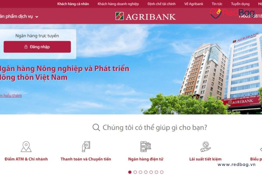 đăng nhập tài khoản agribank