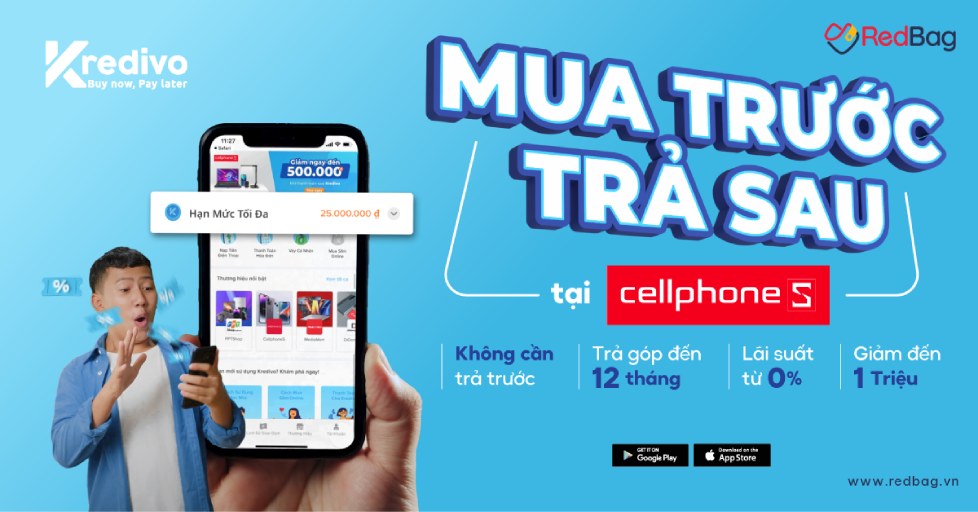 ưu đãi kredivo tại cellphones