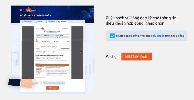 bước 5 mở tài khoản chứng khoán yuanta online