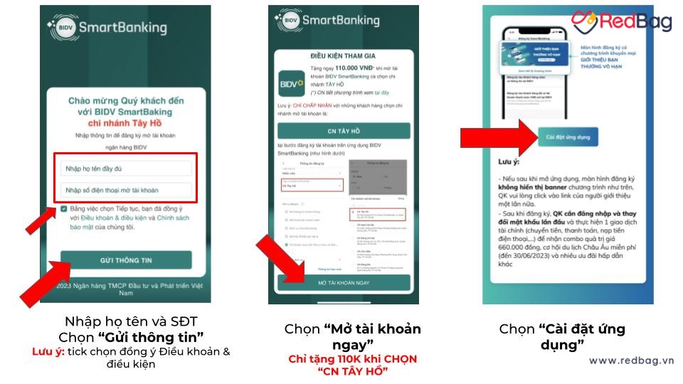 cách đăng ký bidv smartbanking