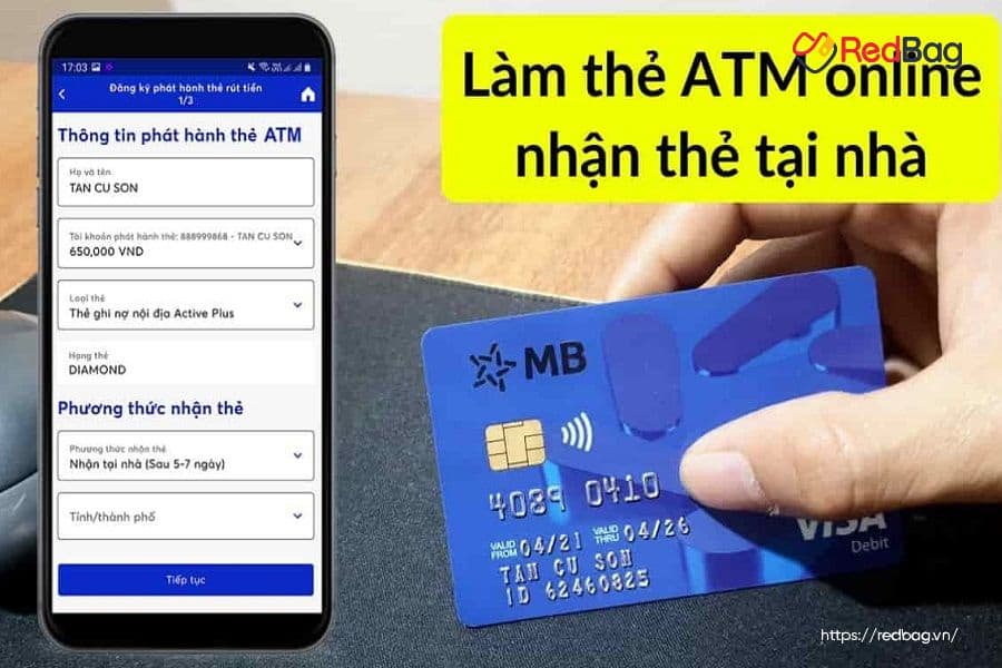 cách làm thẻ mb bank