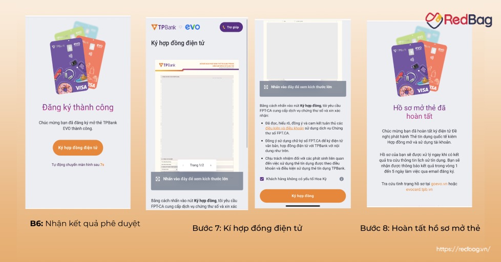 hướng dẫn đăng ký thẻ tín dụng tpbank evo bước 5