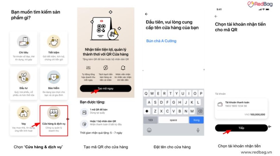 cách tạo mã qr techcombank hộ kinh doanh