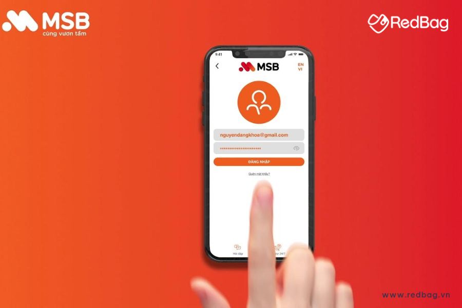 tên đăng nhập msb là gì