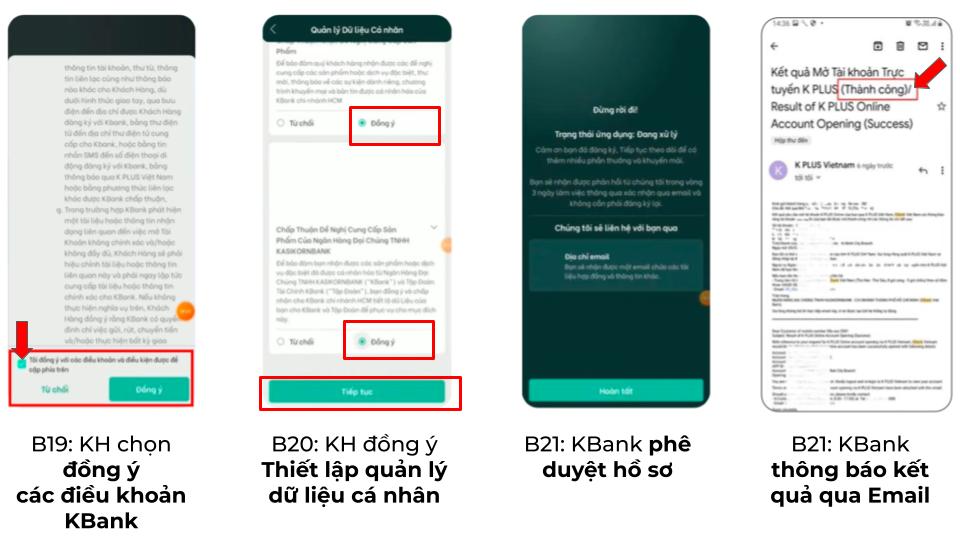 hướng dẫn mở tài khoản kbank