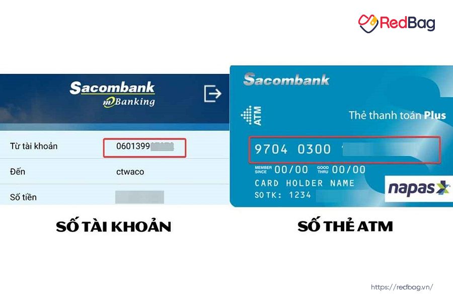 số thẻ sacombank