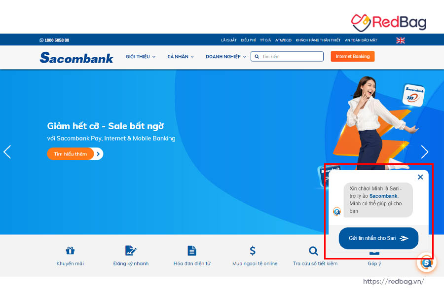 tra cứu lịch làm việc ngân hàng sacombank