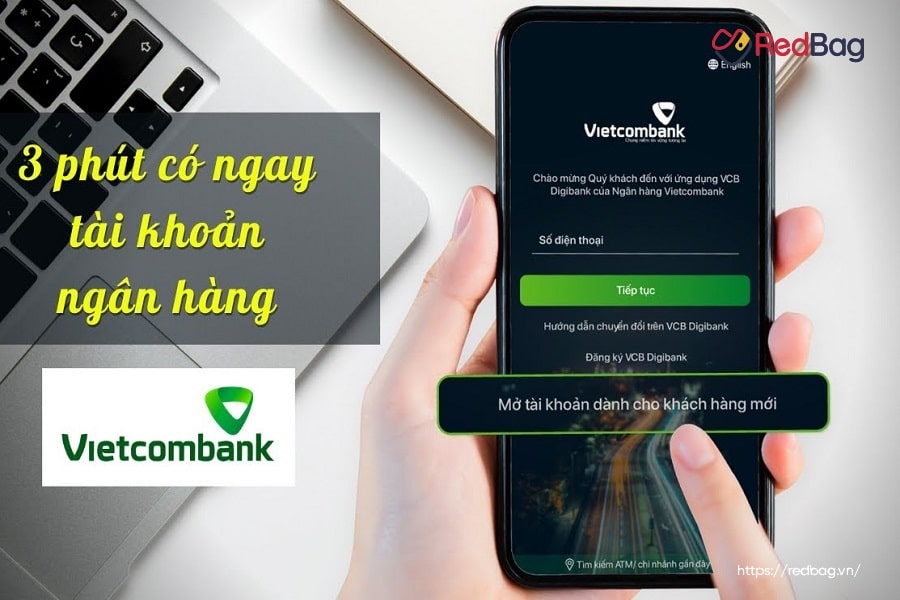 mở tài khoản ngân hàng online vietcombank