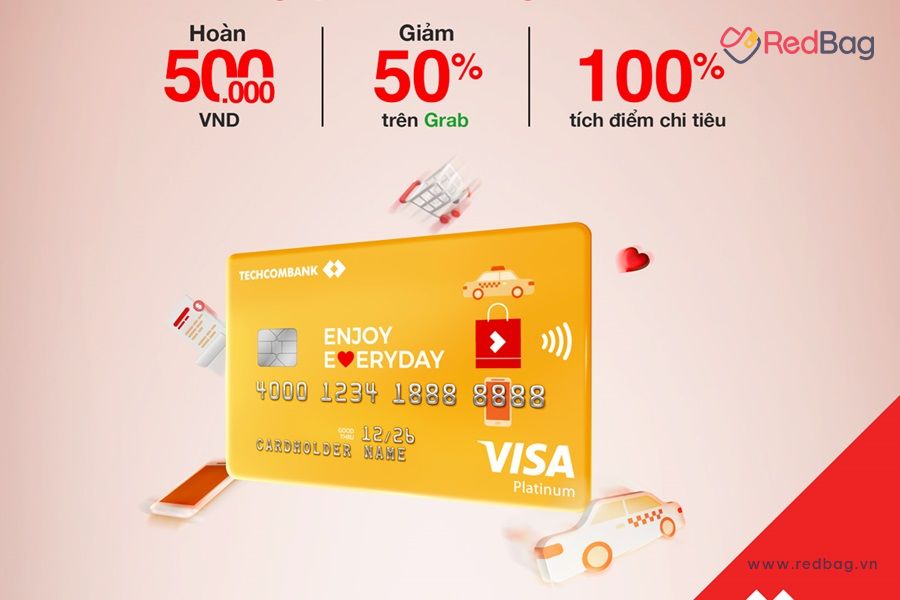 thẻ tín dụng techcombank everyday