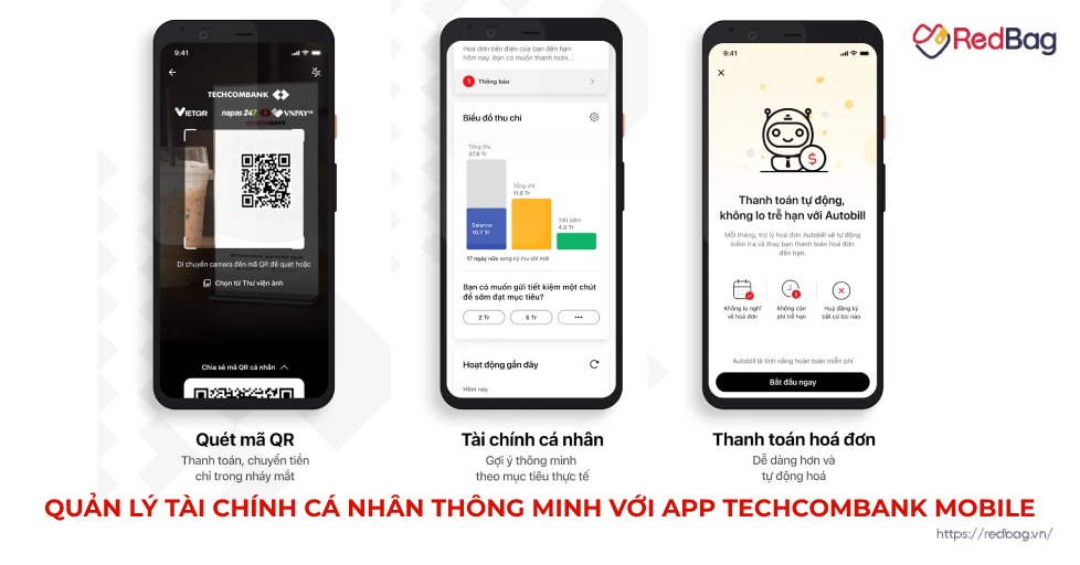 ứng dụng techcombank mobile