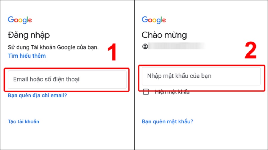 cách mở email của mình trên điện thoại