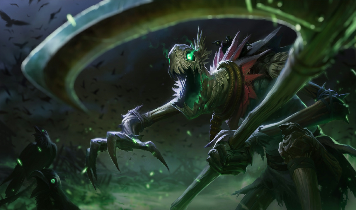 Fiddlesticks, the Ancient Fear splash art