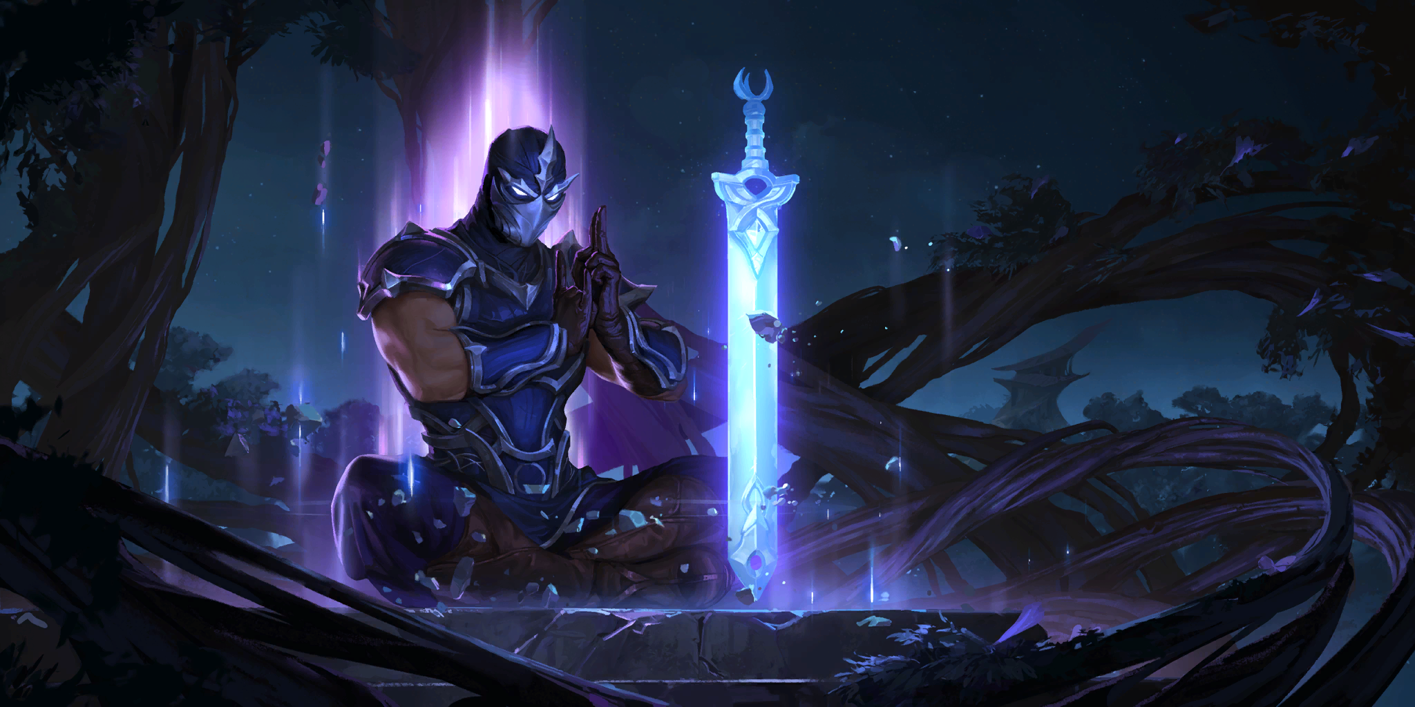 Shen card art, Legends of Runeterra