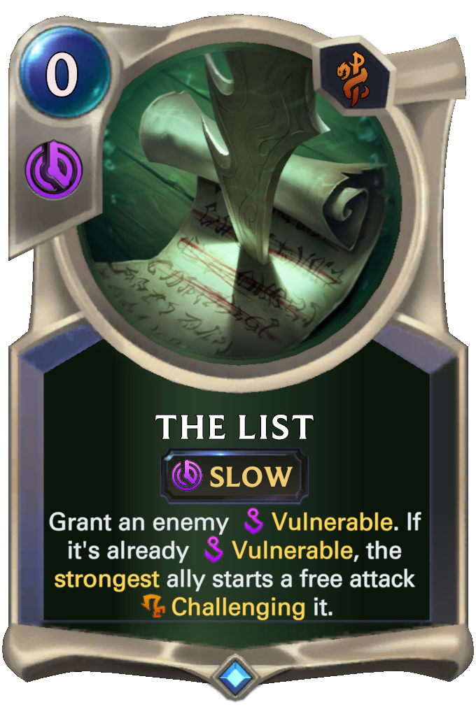 The List