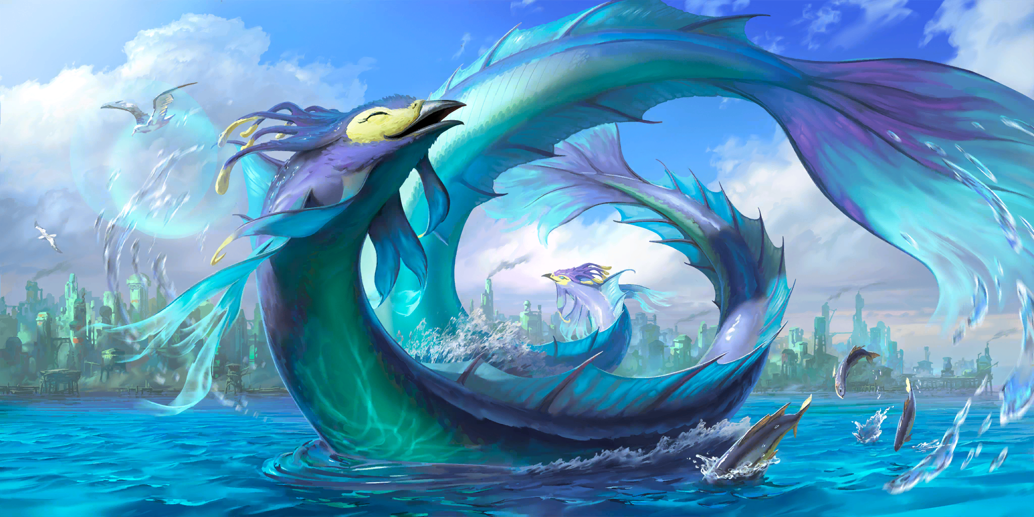 Prancing Sea Spirits