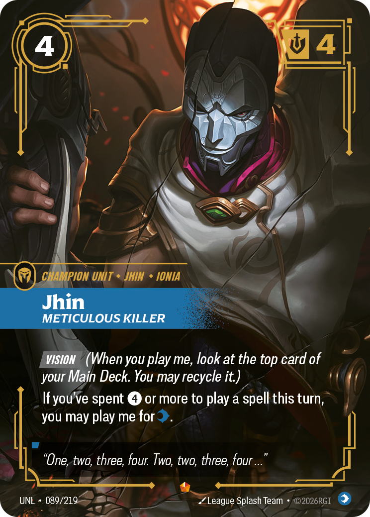 Jhin - Meticulous Killer