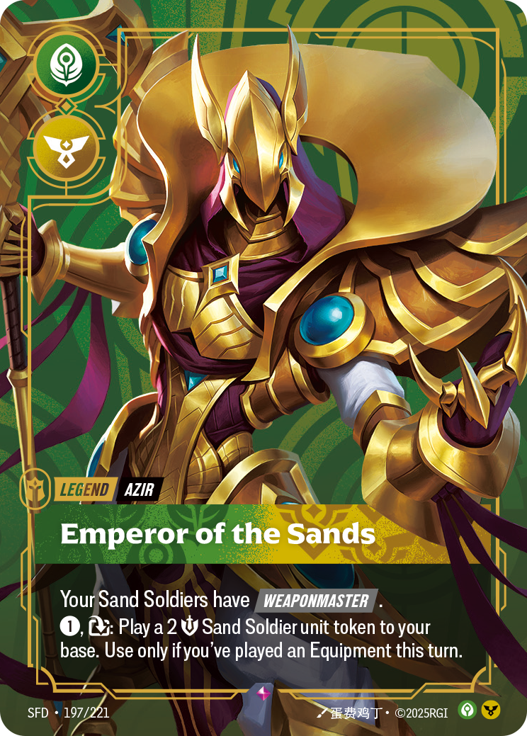 Azir - Emperor of the Sands (Metal)