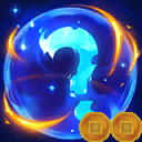Blue Loot Orb and 2 Gold