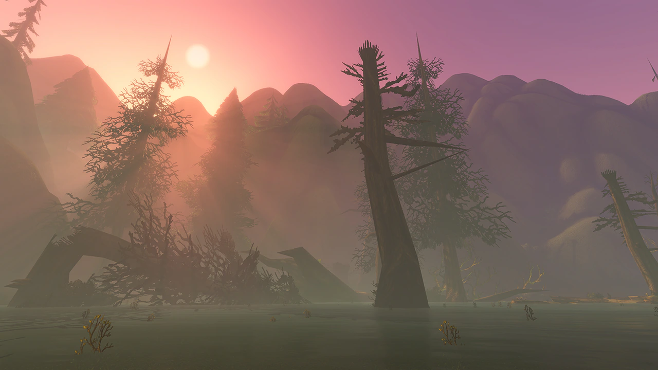 Hyjal Summit, the 20-player raid near the World Tree Nordrassil, from Blizzard's WoW: Forever raid overview (Blizzard Entertainment)