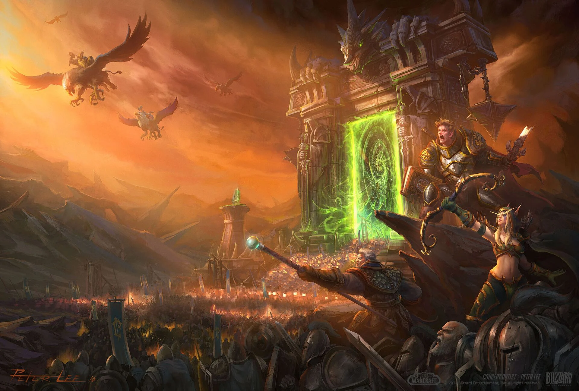 Blizzard concept art of Azeroth; the survey asked what a fresh 'Classic Plus' should build on top of it. (Blizzard Entertainment)