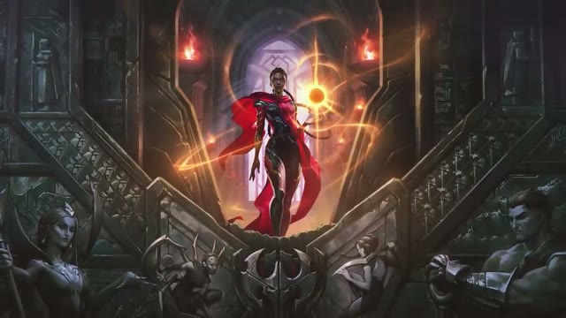 Mel arrives in Noxus: the documentary opens on the season key art framing her against the capital’s dark gates.