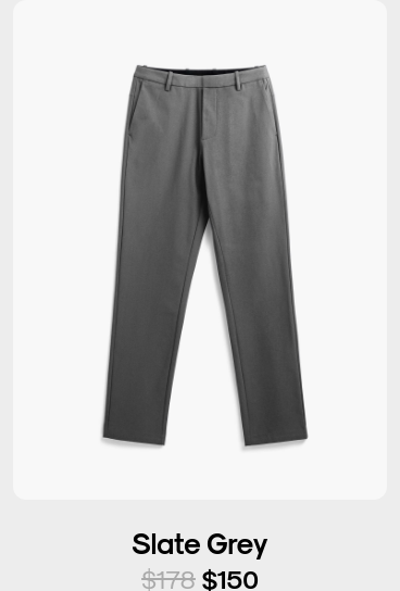 Men's Kinetic Pant in Slate Grey