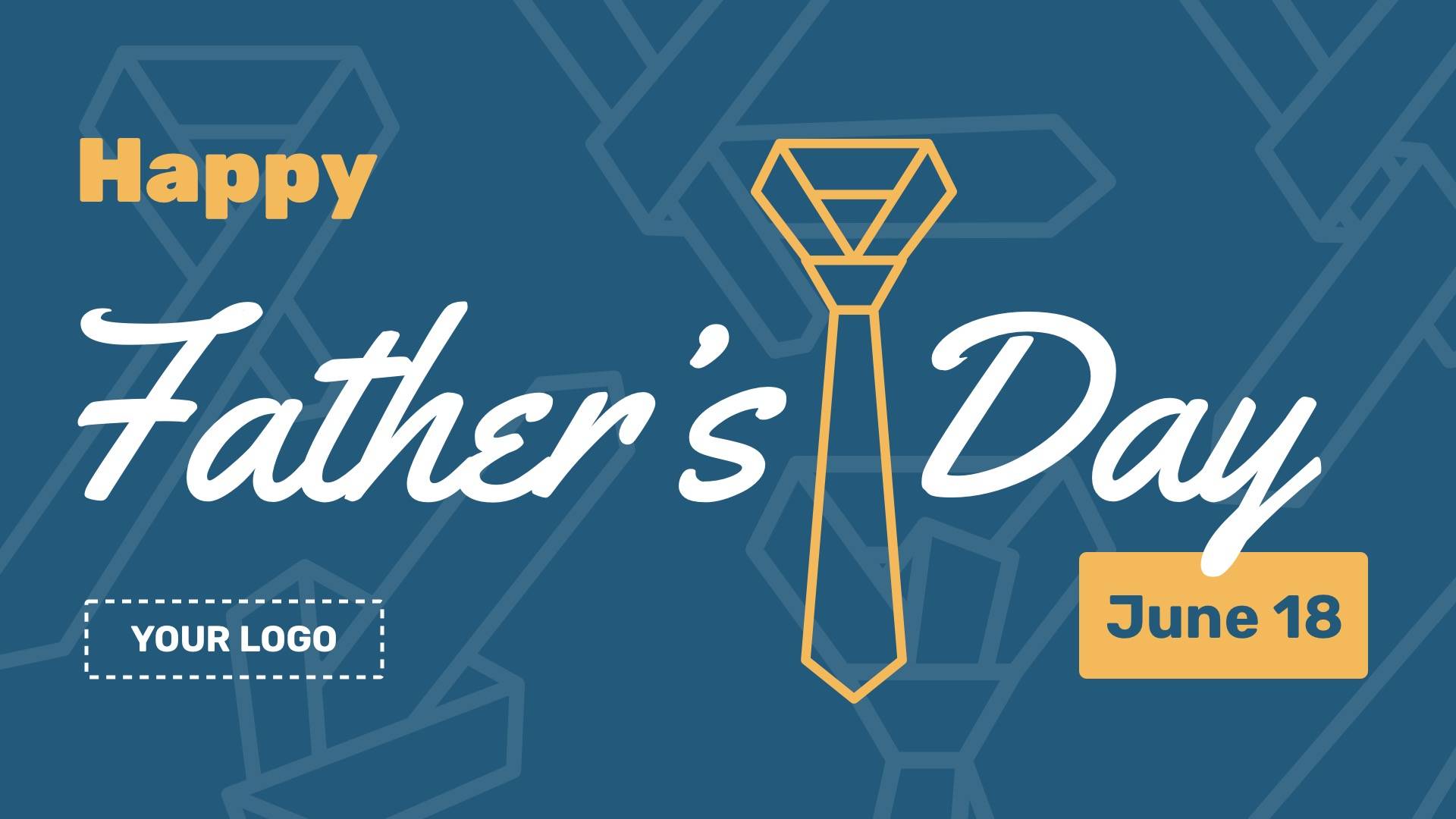 Father's Day Digital Signage Template