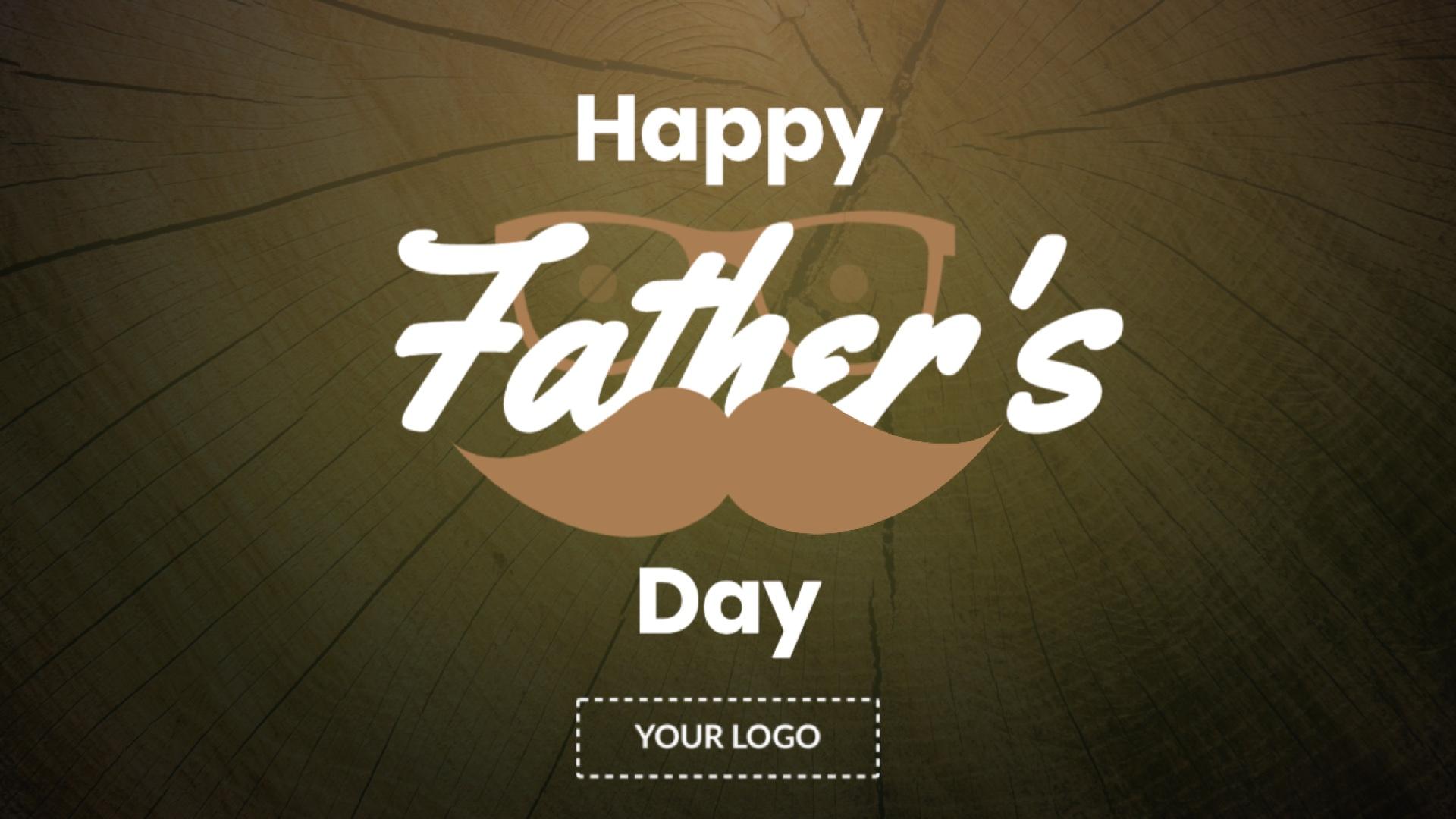 Holiday Father's Day Digital Signage Template