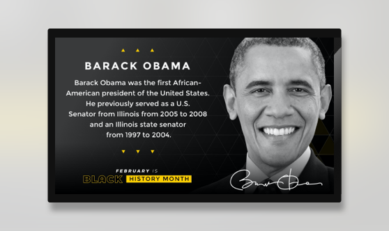 Black History Month Barack Obama