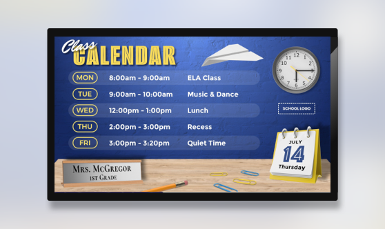 Classroom Calendar