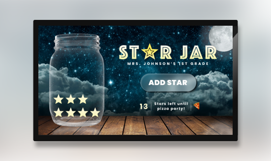 Interactive Star Jar