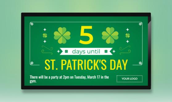 St. Patrick's Day Countdown