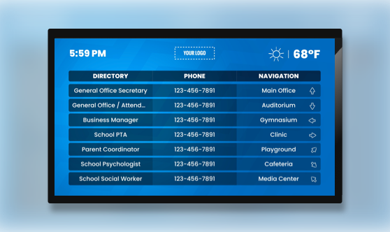 Directory 3 Columns