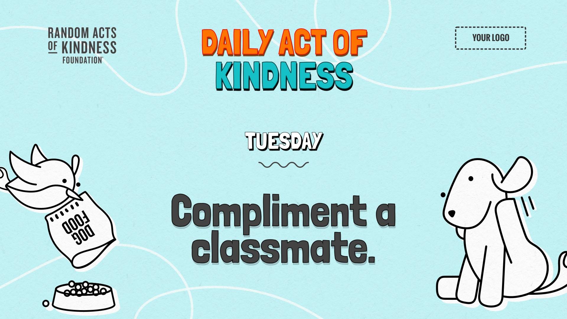 Daily Acts of Kindness #2 Digital Signage Template