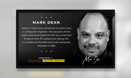 Black History Month - Mark Dean