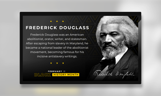 Black History Month - Frederick Douglass