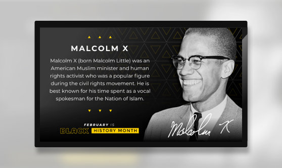 Black History Month - Malcolm X