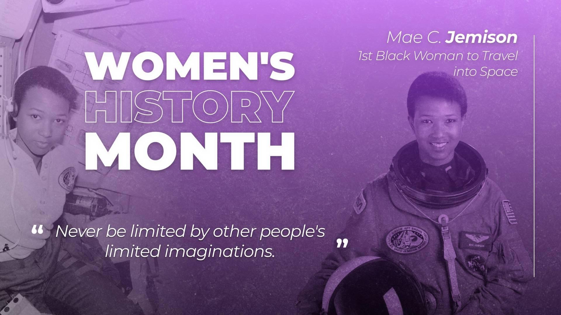 Women's History Month - Jemison Digital Signage Template