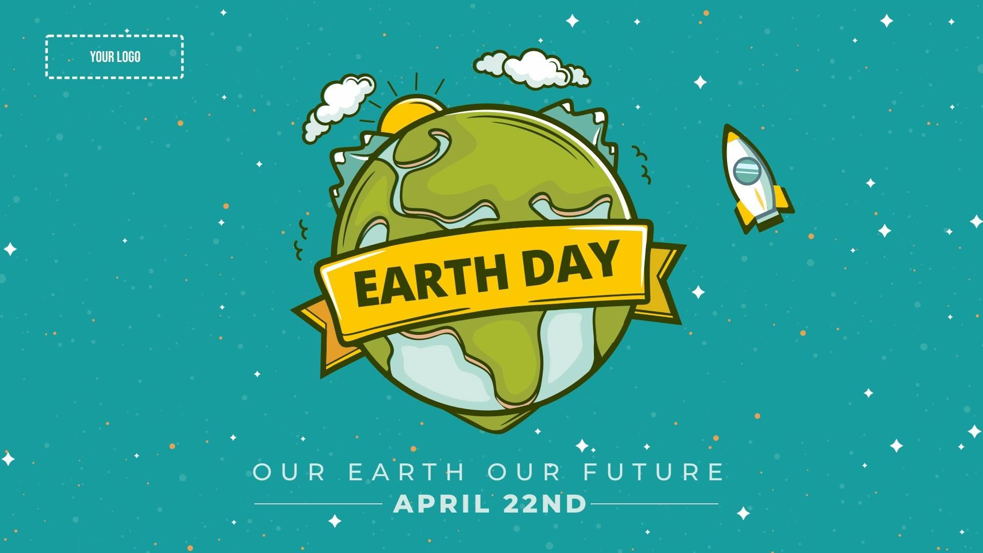 Earth Day Digital Signage Template