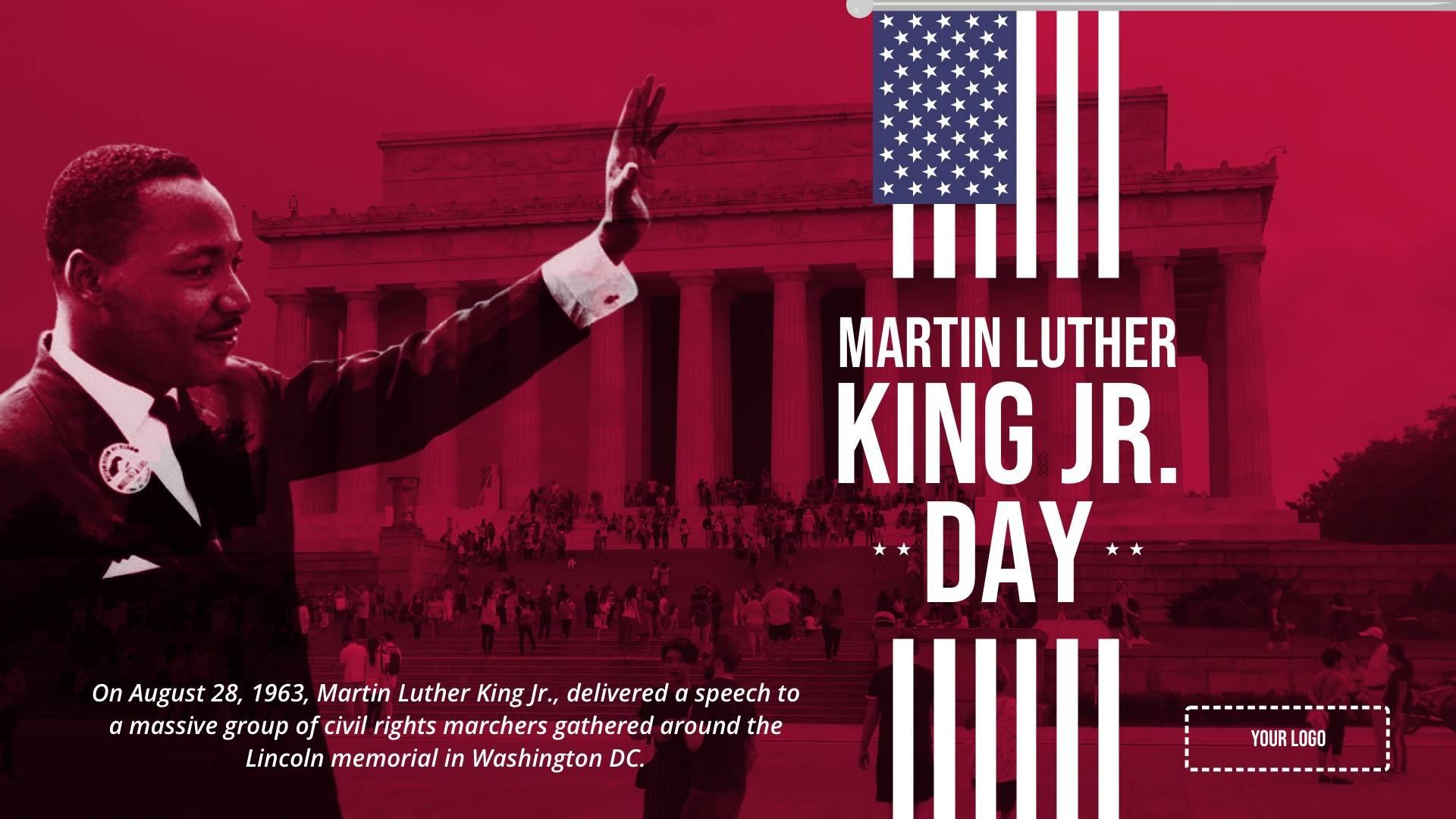 Martin Luther King Jr. Day Digital Signage Template