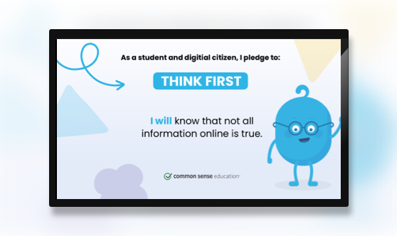 Digital Learning Pledge - Common Sense