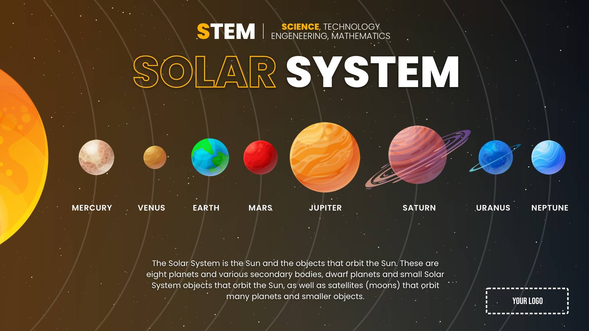 Solar Sytem - STEMscopes Digital Signage Template