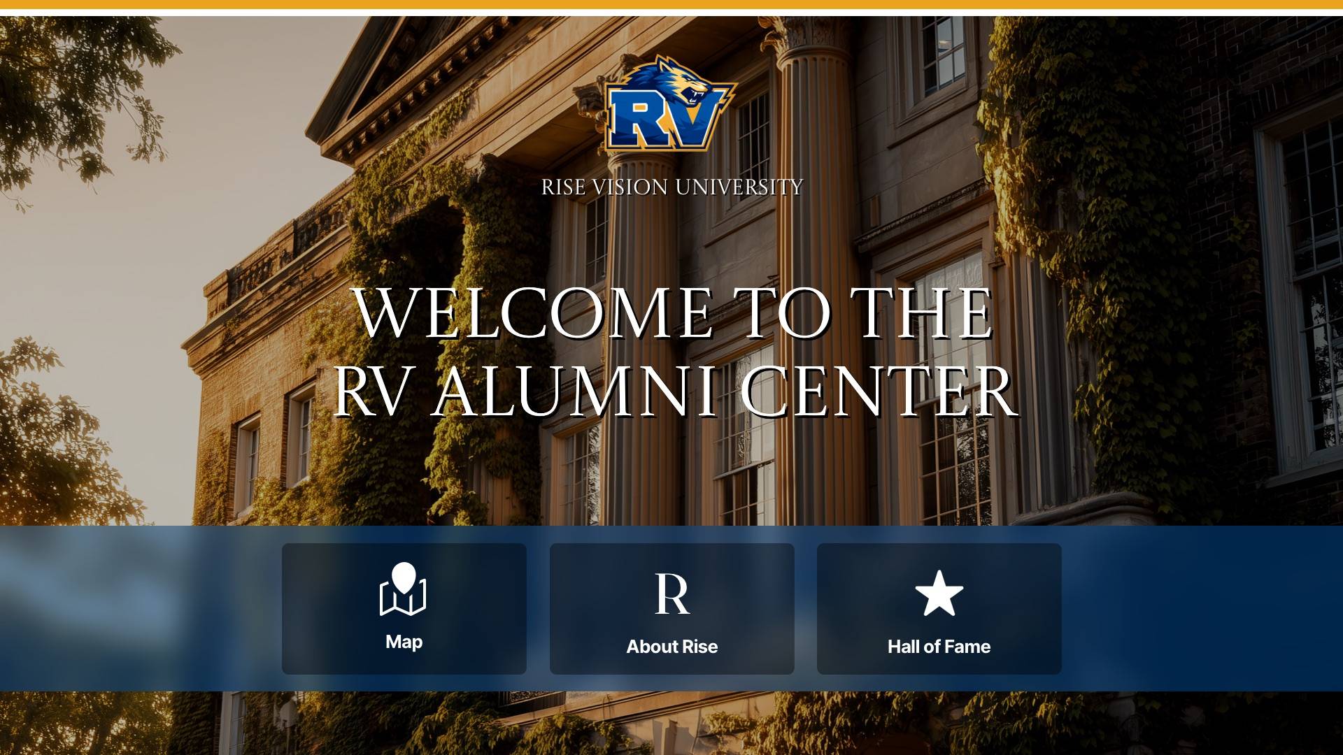 Donor Wall - Navigation - Interactive Digital Signage Template