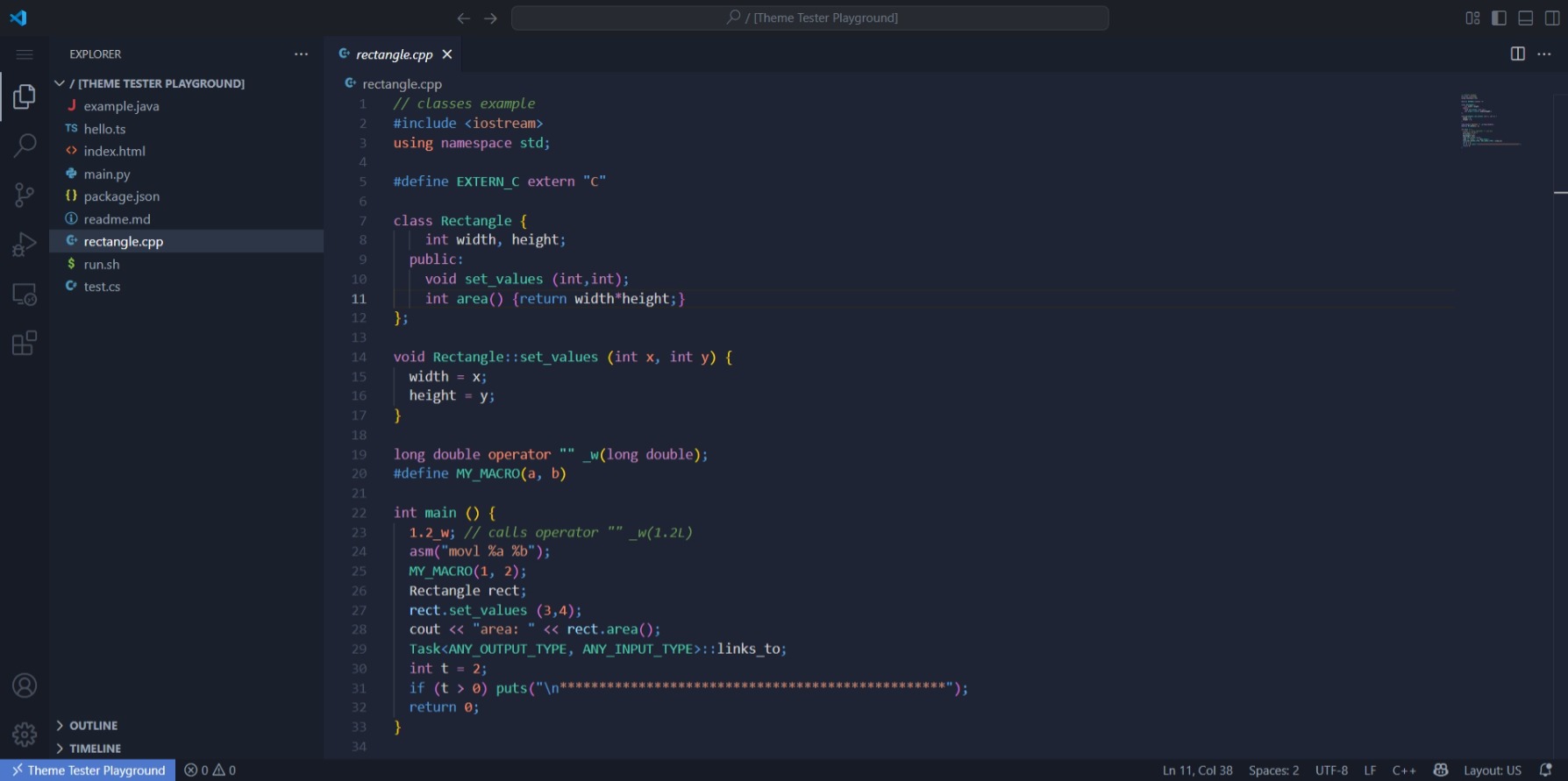 C++ Screenshot