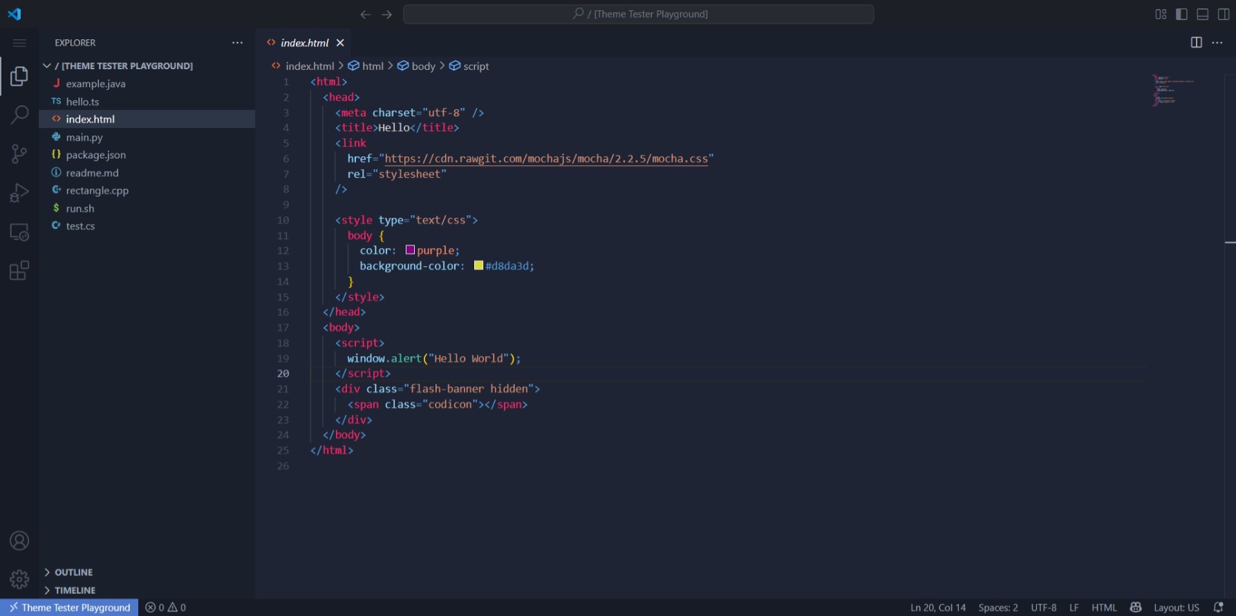 HTML/CSS Screenshot
