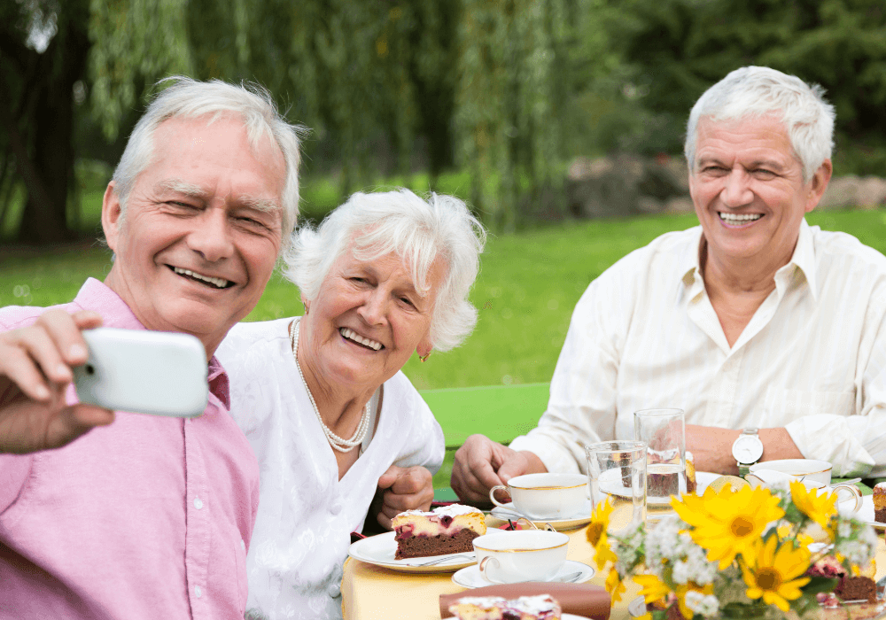 Outdoor Spaces for Seniors | Rising Star Properties