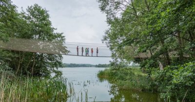 Castle Howard Skelf Island Jungle Bridge