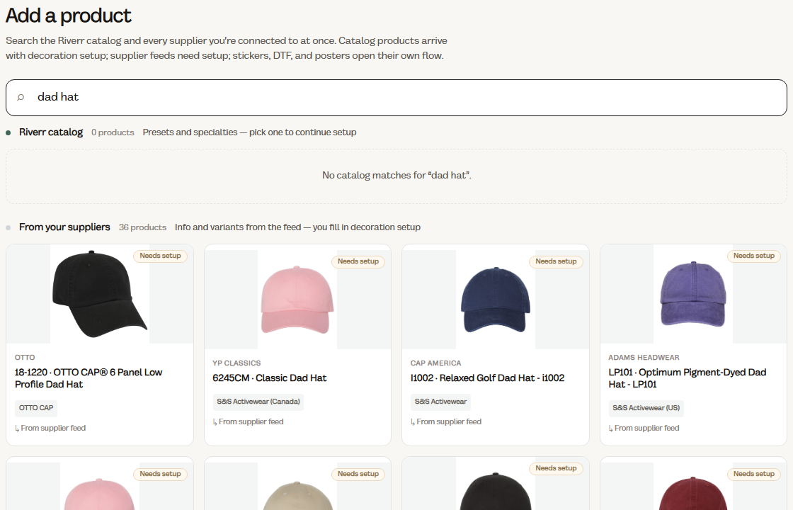 Add a product
