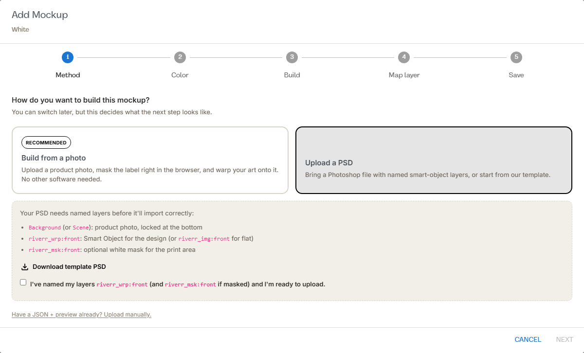 Add Mockup
