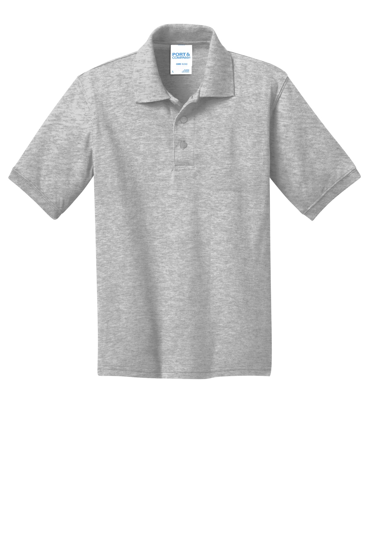 Port & Company Youth Core Blend Jersey Knit Polo. KP55Y. Front